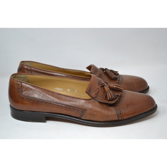 Bruno Magli Other - Bruno Magli Italy Brandy Montreal Tassel Loafers Shoes Mens‎ Brown Size 9M 13826